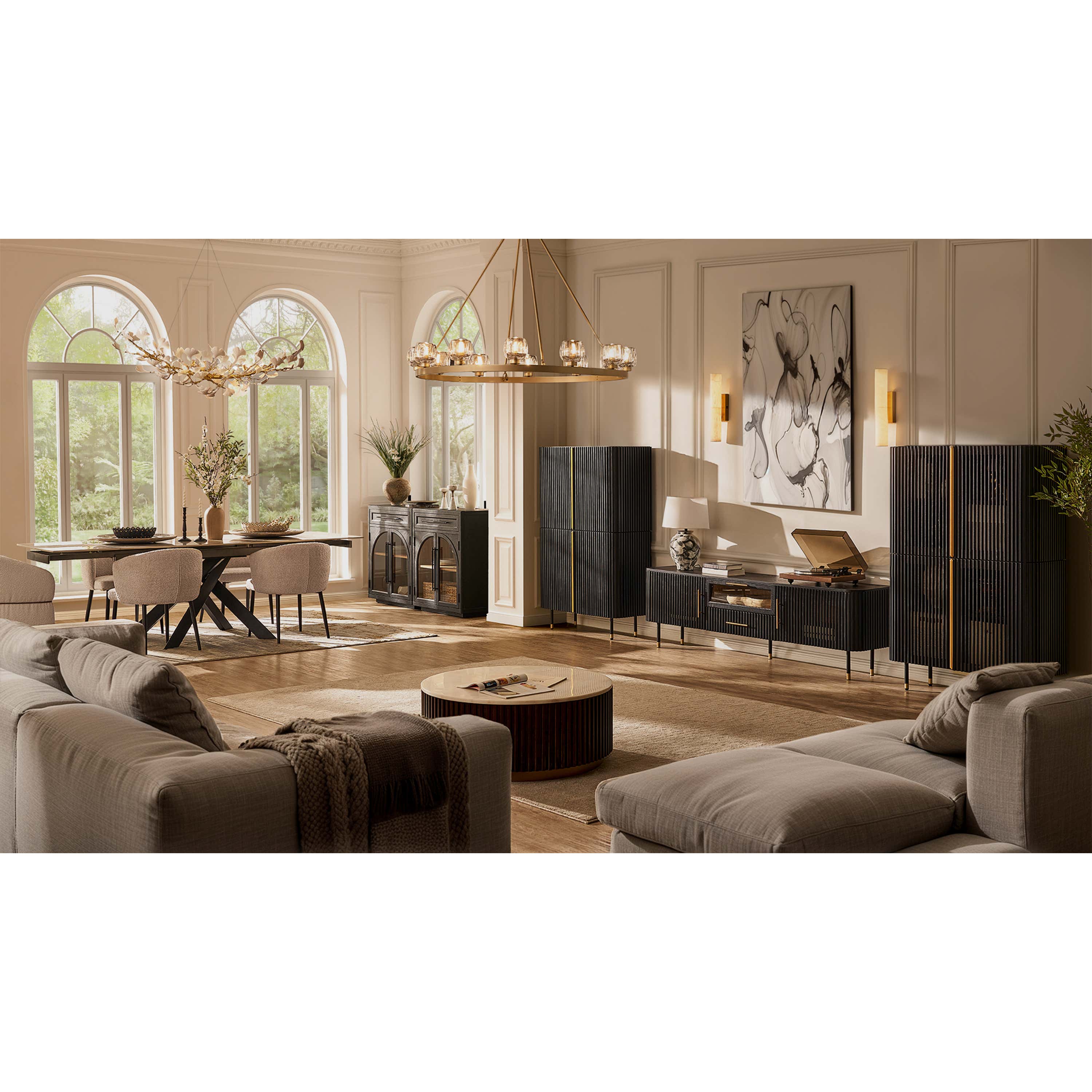 Ewan 40″ Oak Cabinet