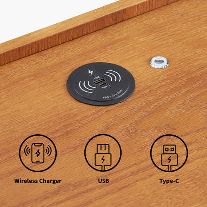 Devon Oak Nightstand 20“W