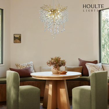 Frostleaf Crystal Grand Cascade Branches Chandelier 24''