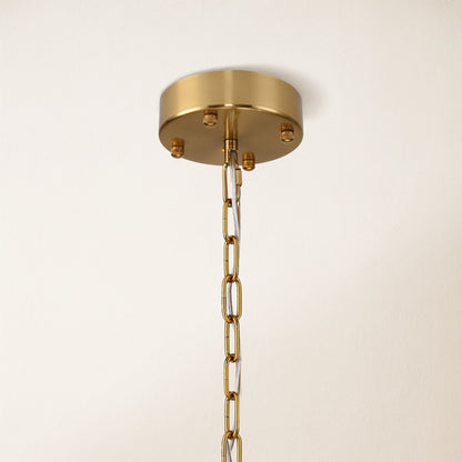 Nivislight Alabaster Round Chandelier 24"