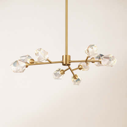 Aurelium Nova Crystal Linear Chandelier