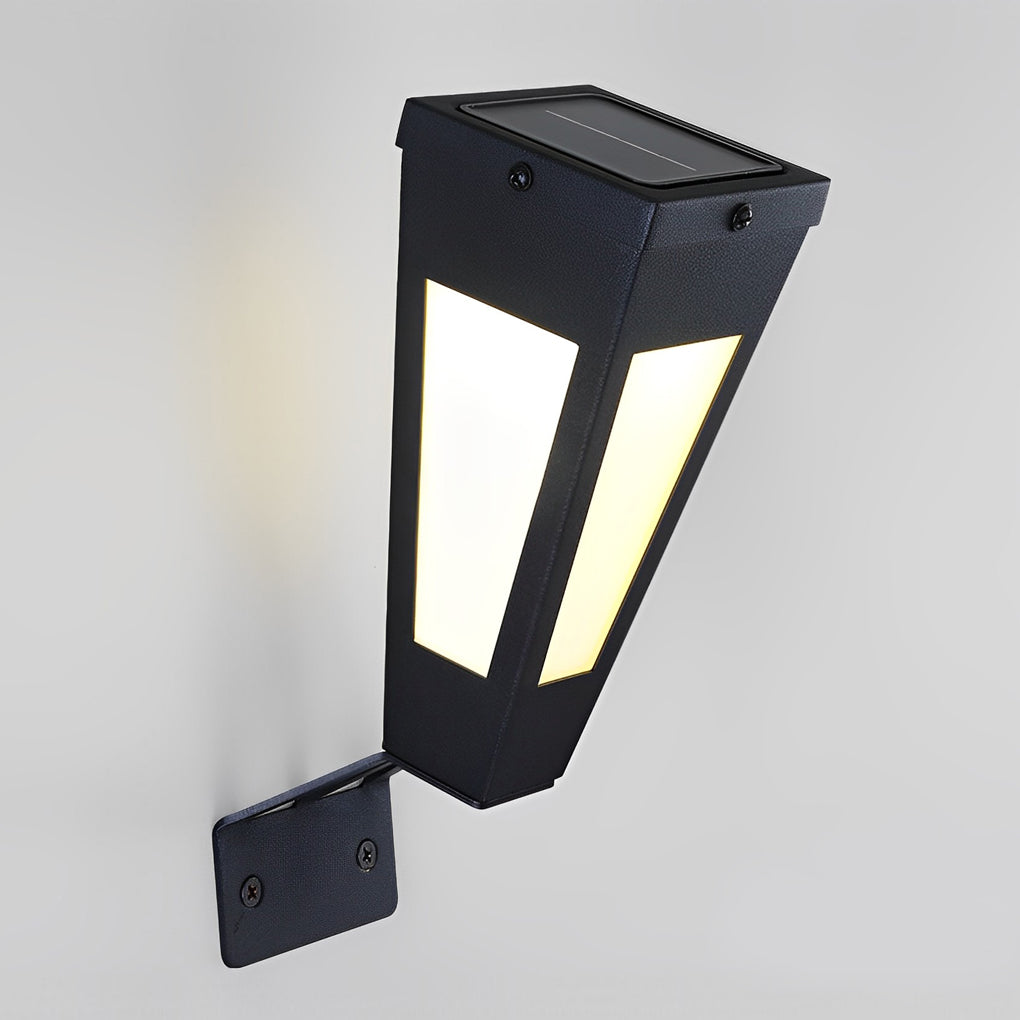 Terramur Metal LED Solar Outdoor Wall Light
