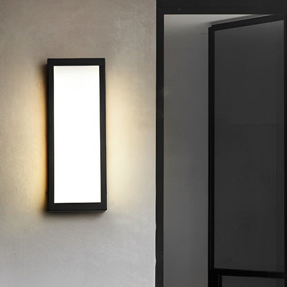 Solaris Rectangular Waterproof Outdoor Wall Light