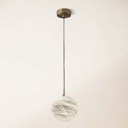Nami Alabaster Global Ball Pendant Light 6"D
