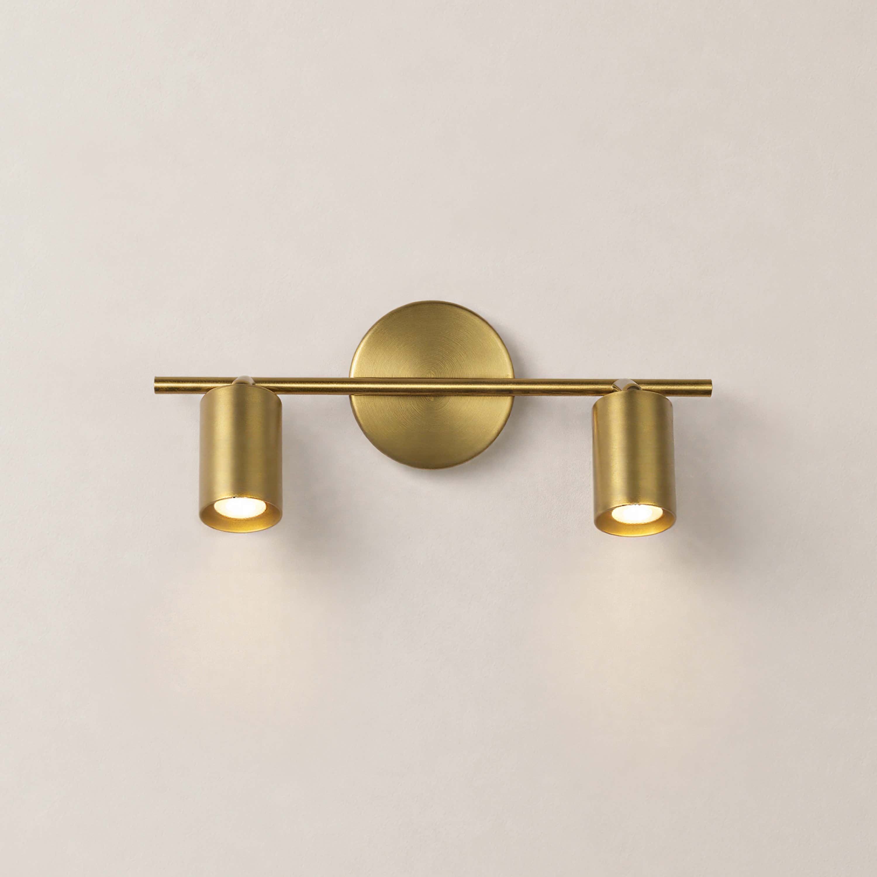 Erin Cylindrical 2-Light Wall Sconce