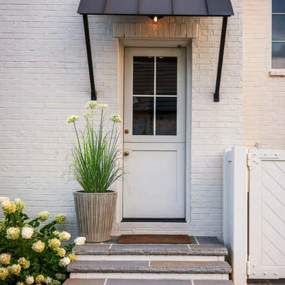 Artificial 5-Head Lace Flower with Curved Onion Grass Bonsai 110cm H