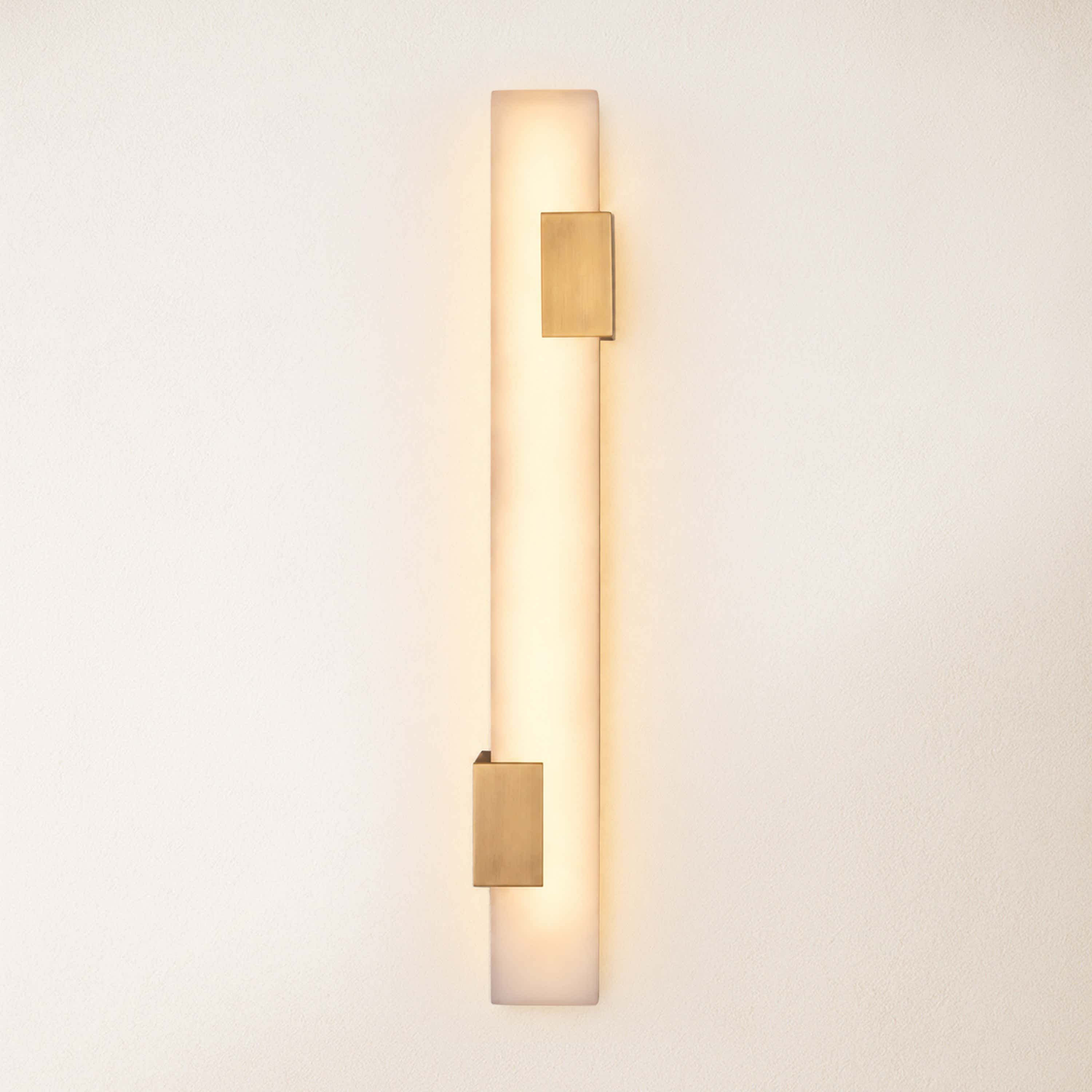 Caelia Alabaster Linear Wall Sconce