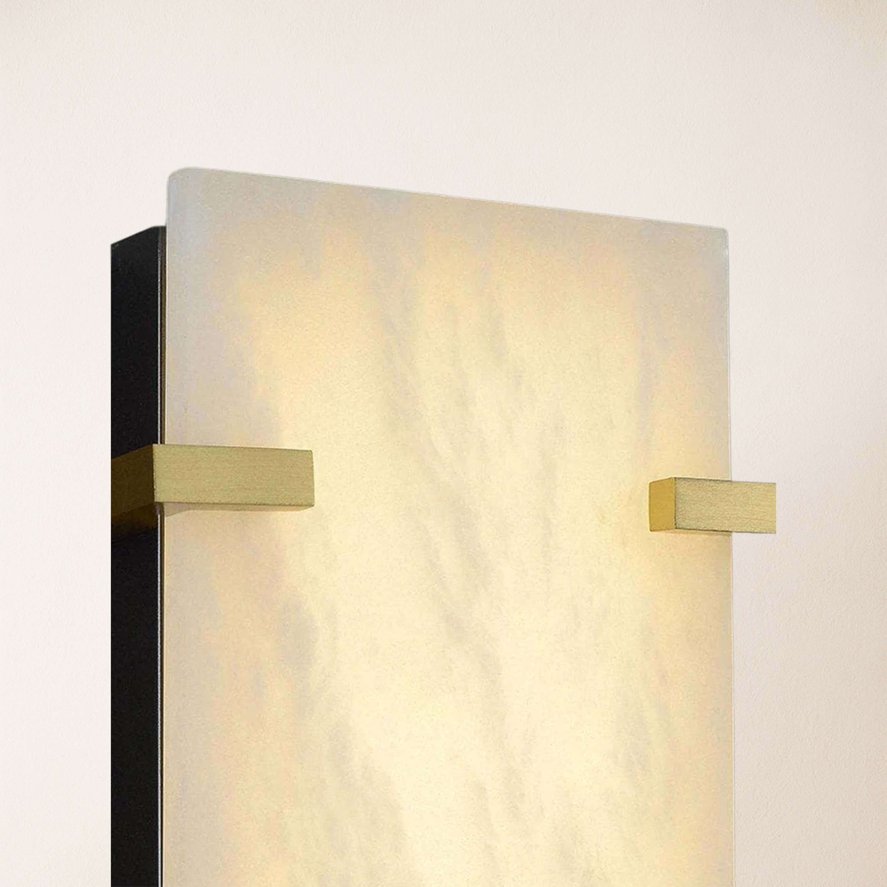 Janina Stable Alabaster Personality Wall Sconce 25.9"H