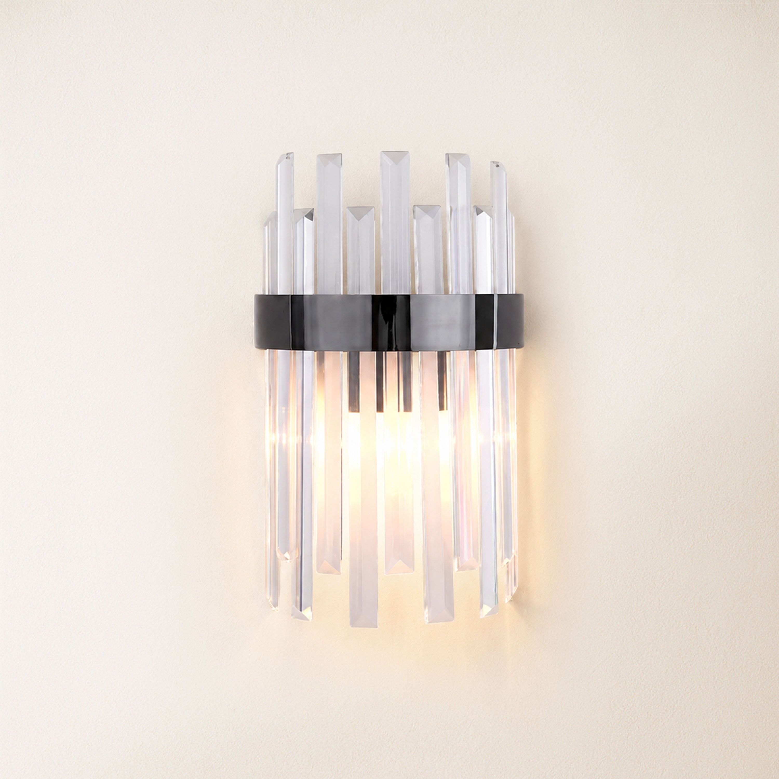 Oryana Crystal Icicle Wall Sconce 7.9