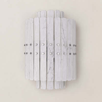 Pietra Marble Round Wall Sconce 11.8"D