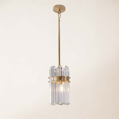 Ruby Crystal Pendant Kitchen Island Light 6.5"W