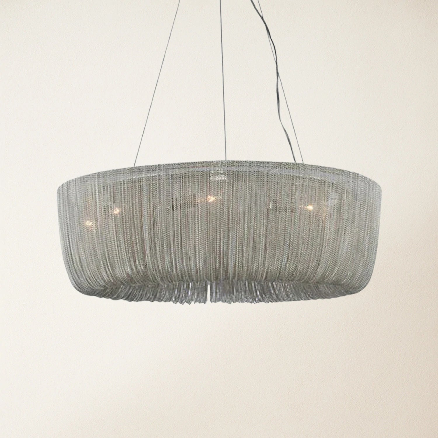 Teresa Cadena Chain Tassel Chandelier 24"