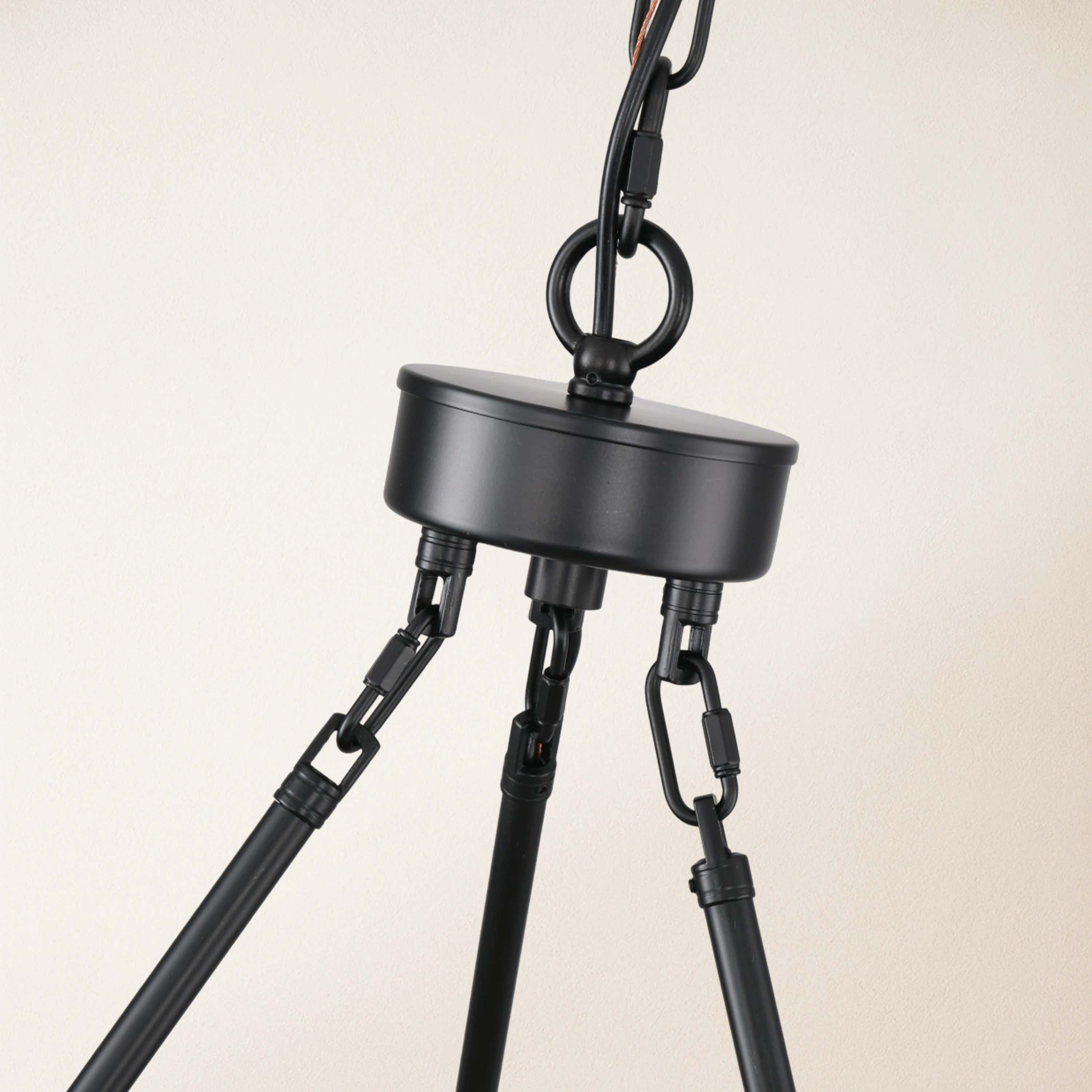 Vellum Round Chandelier 24"D