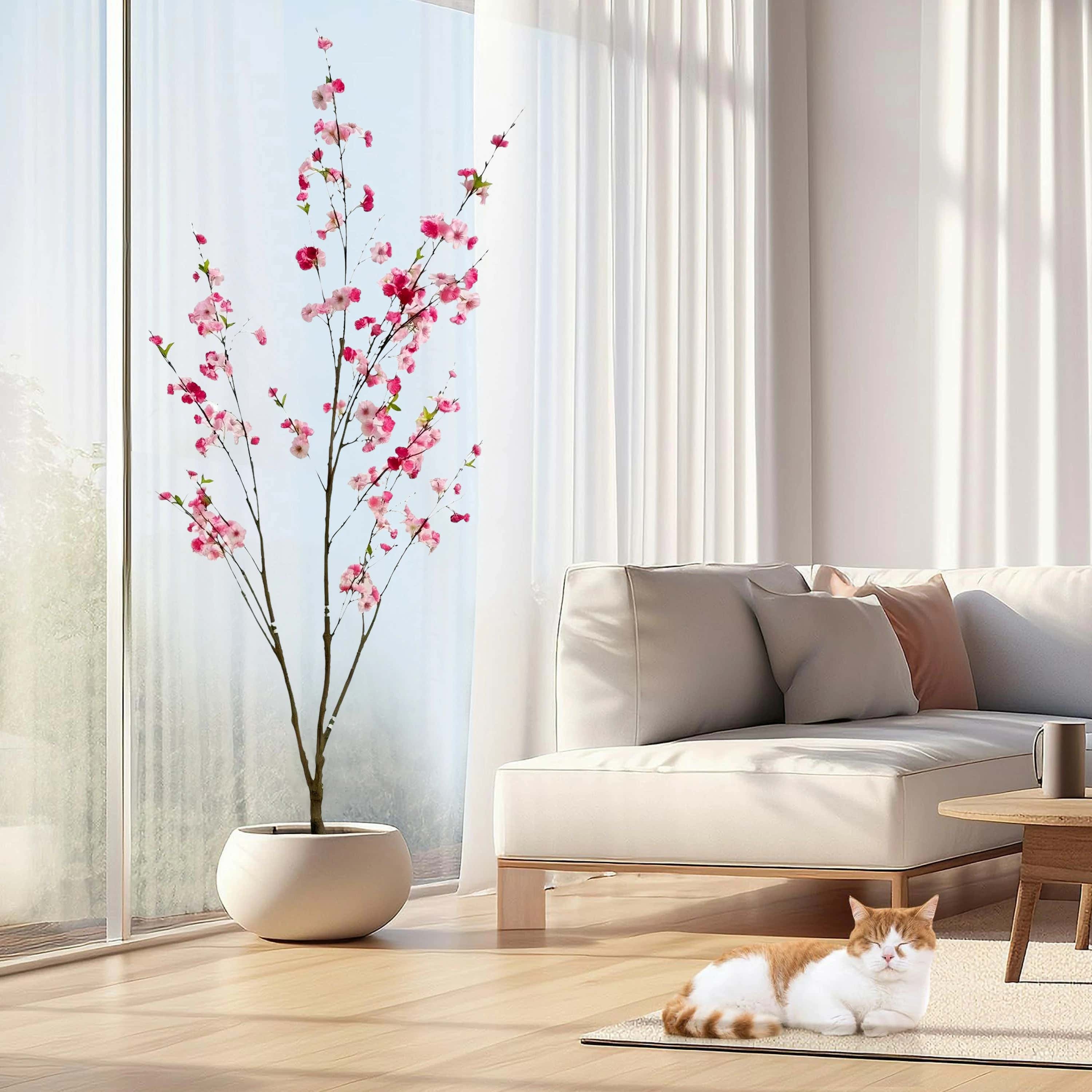 Faux Big Cherry Blossom Tree 185cm H