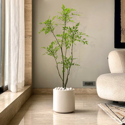 Faux Nandina Tree 70.9"H