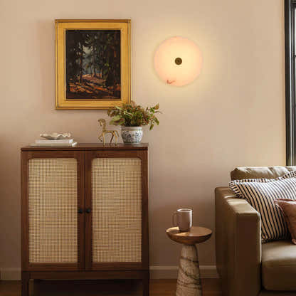 Cora Alabaster Ceiling Light 11.8"D