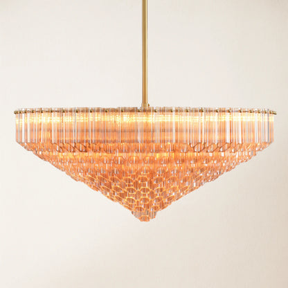Ethereal Crystal Radiance Round Chandelier 30"D