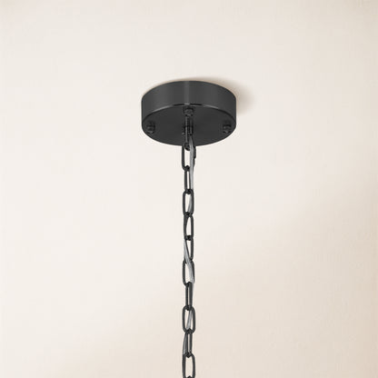 Nivislight Alabaster Round Chandelier 24"