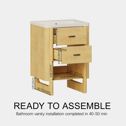 Silas Bathroom Vanity 61cm W