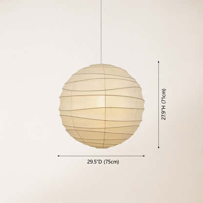 Hikari Paper Ball Pendant Lamp