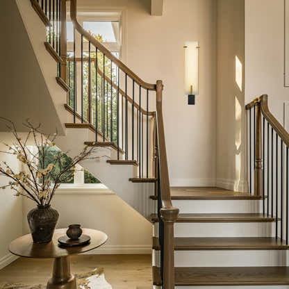 Janina Stable Alabaster Personality Wall Sconce 34.1"H