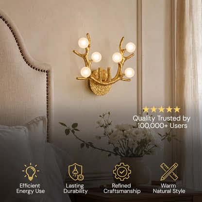 Cervia Antler Branch Wall Sconce 15"W
