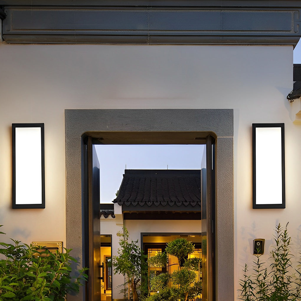 Solaris Rectangular Waterproof Outdoor Wall Light