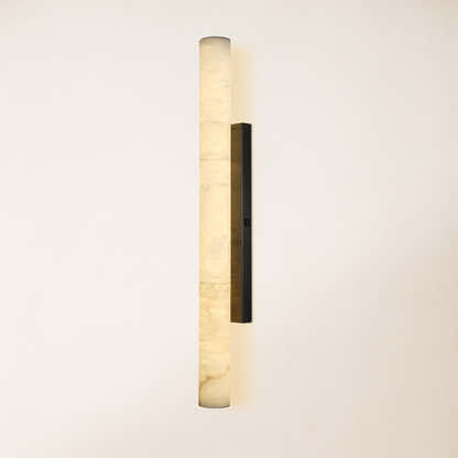 Sylvia Palladian Alabaster Wall Sconce 36"H