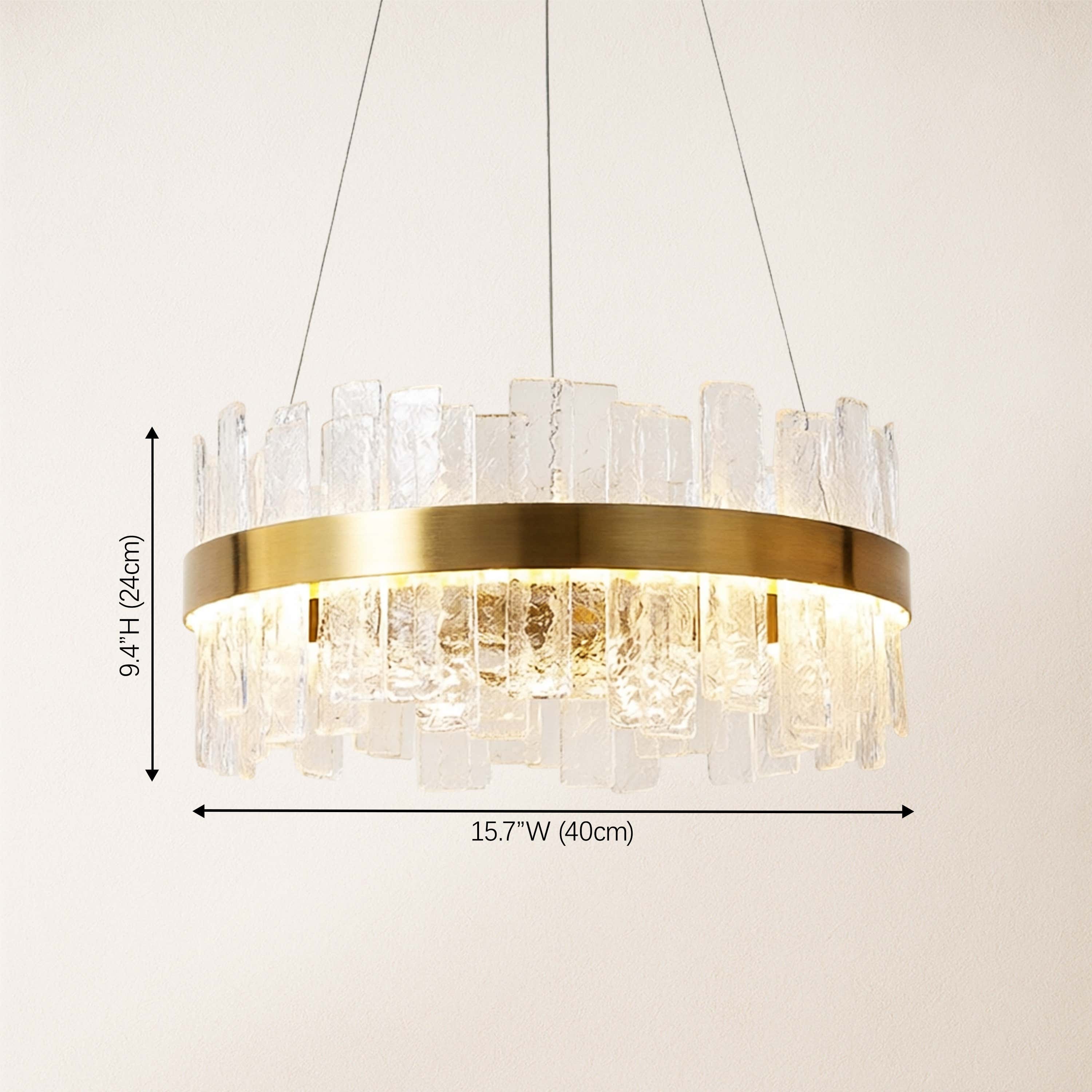 Virezza Crystal Round Chandelier