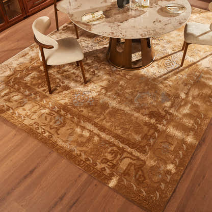 Aurelian Relief Wool-Blend Rug