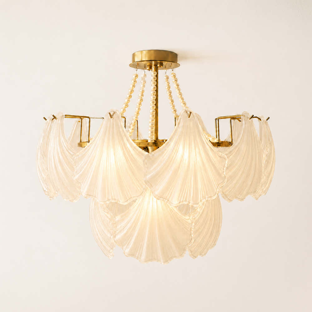 Marivelle Glass Shell Pendant