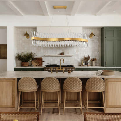 Vetro Prism Crystal Rectangular Chandelier 47"W