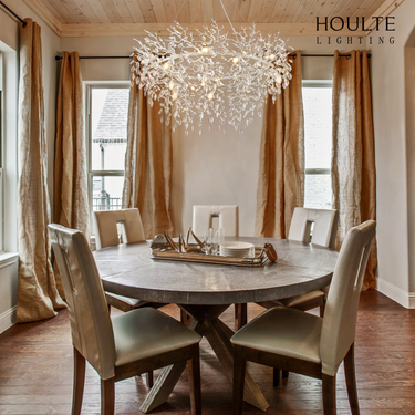 Frostleaf Crystal Branch Halo Chandelier 48"D
