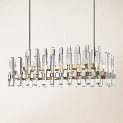 Clarion Rectangular Chandelier 48"L