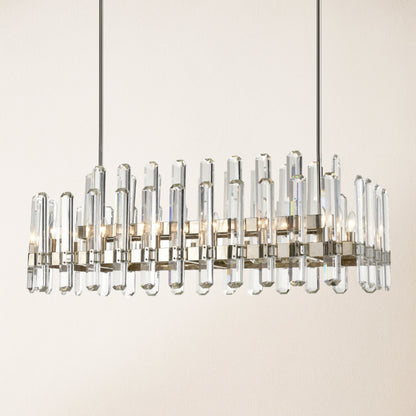 Clarion Rectangular Chandelier 48"L