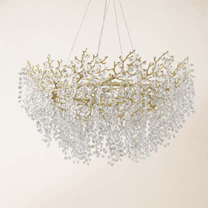 Lustre Branches Round Chandelier 48"D