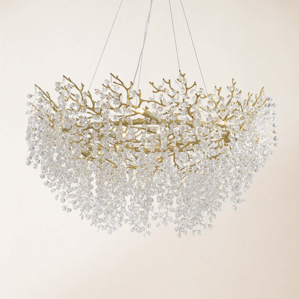 Lustre Branches Round Chandelier 48"D