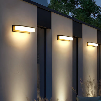 Summital Rectangular Waterproof Outdoor Wall Light