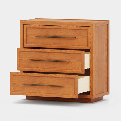 Alvar 126″ Oak 12-Drawer Chest(Set of 4)
