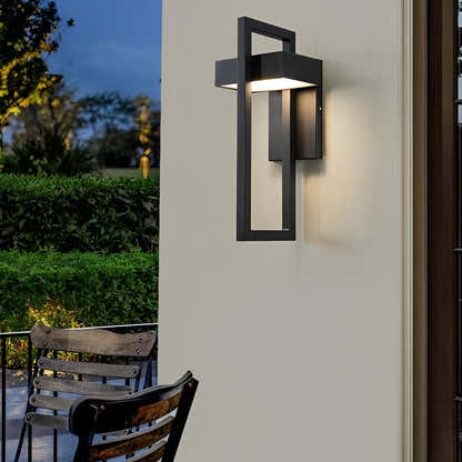 Aqualith Rectangular Minimalist Outdoor Wall Light