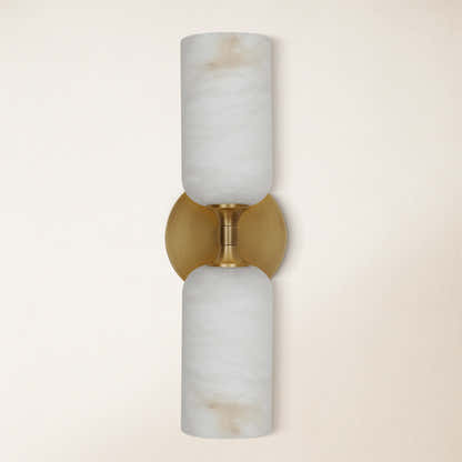 Axis Alabaster Wall Sconce 14"H