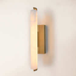Clara Glow Alabaster Single Wall Sconce 19
