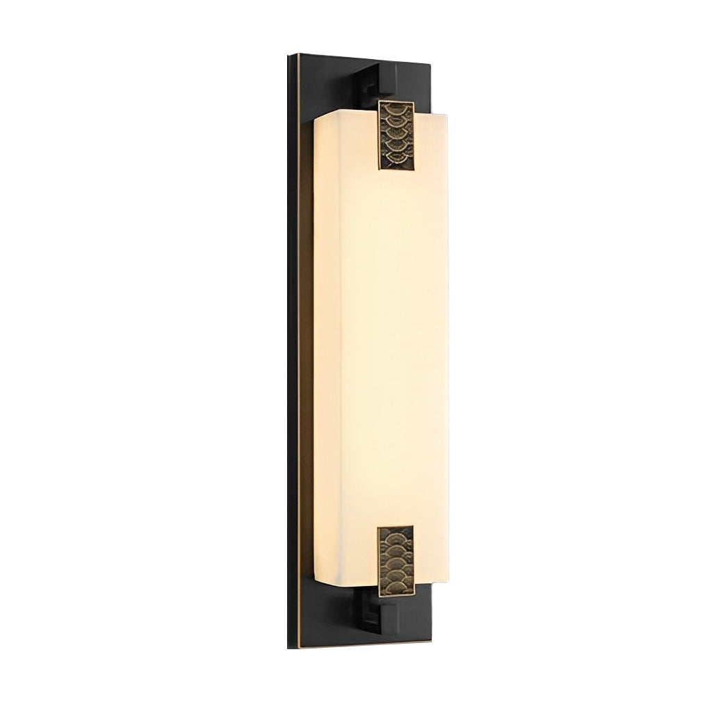 Glimmermist Copper LED Outdoor Wall Light