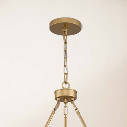 Vellum Round Chandelier 24"D