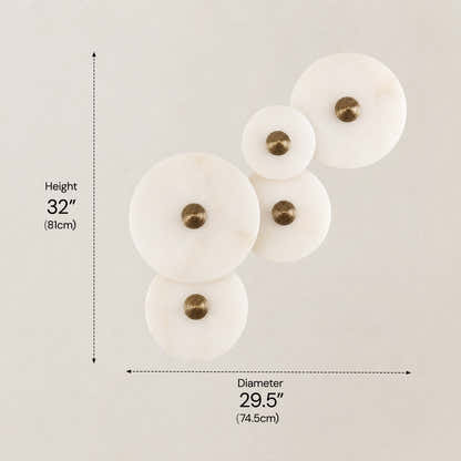 Miles Alabaster Multi-Lights Wall Sconce