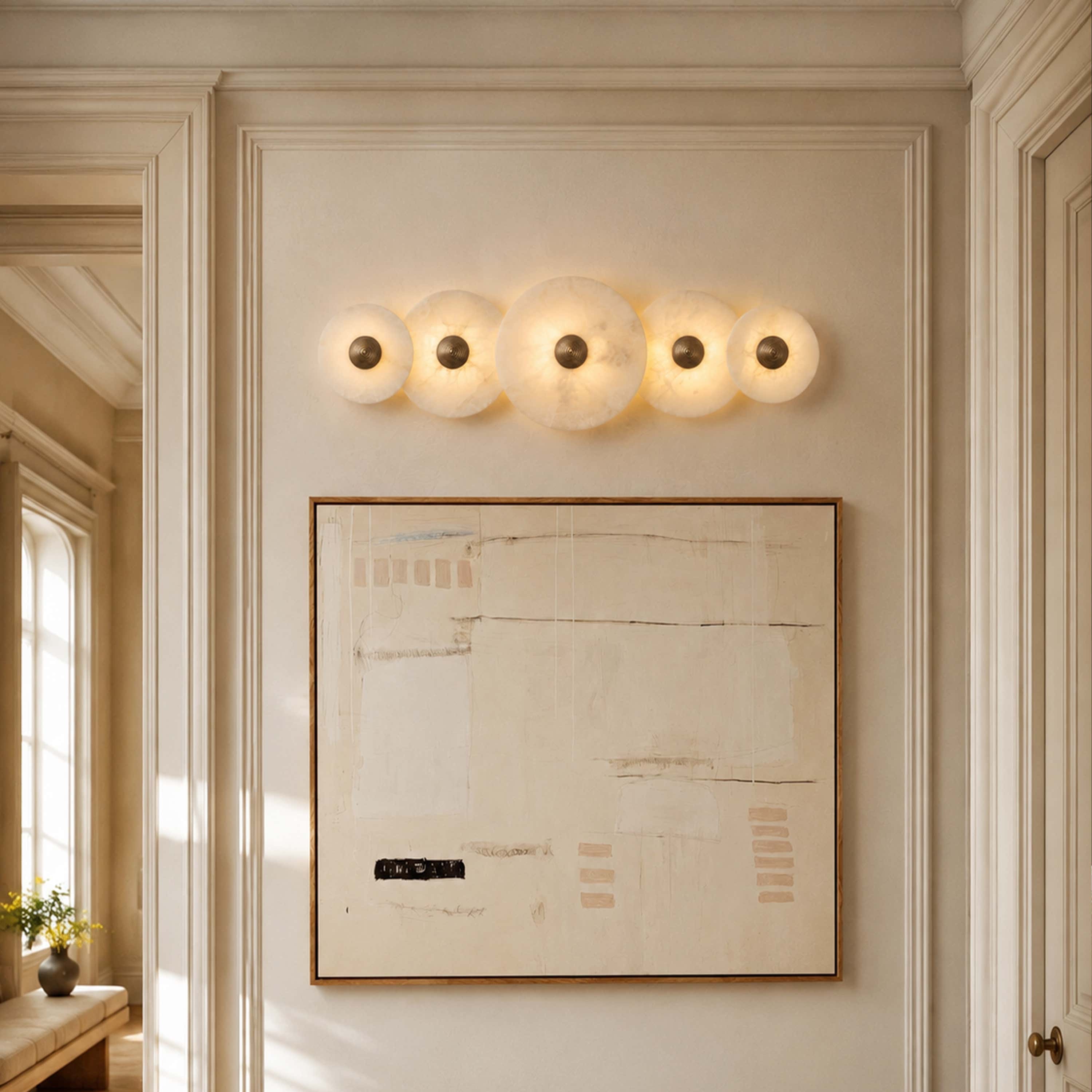 Miles Alabaster Multi-Lights Wall Sconce