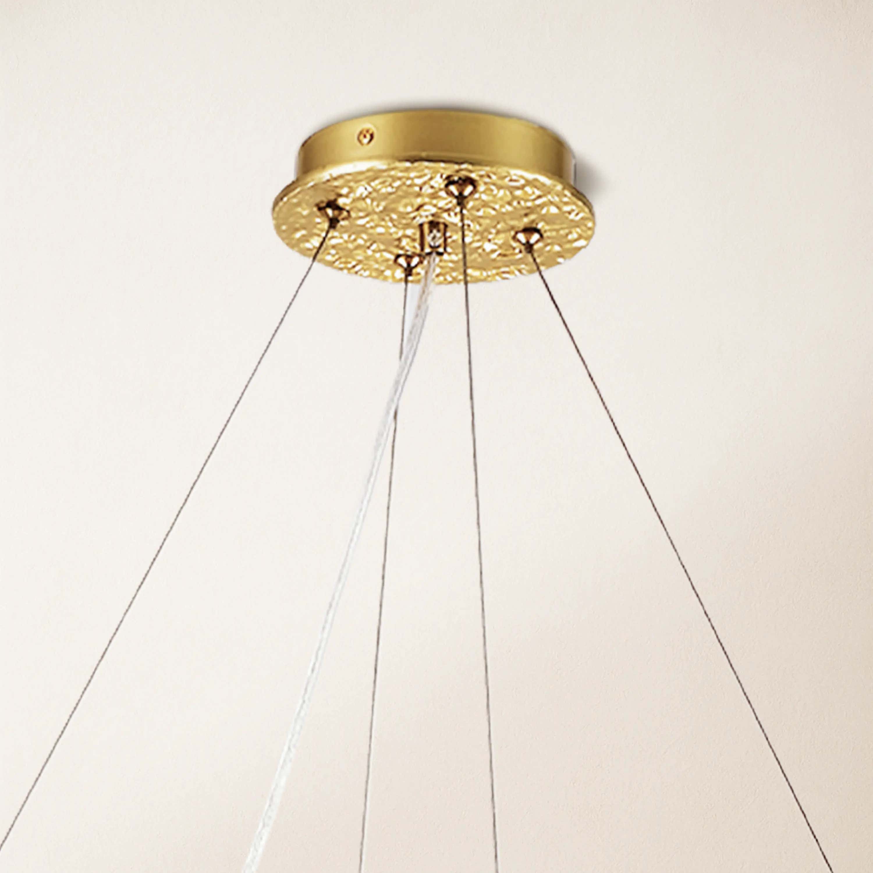 Lustre Branches Crystal Rectangular Chandelier 55"W