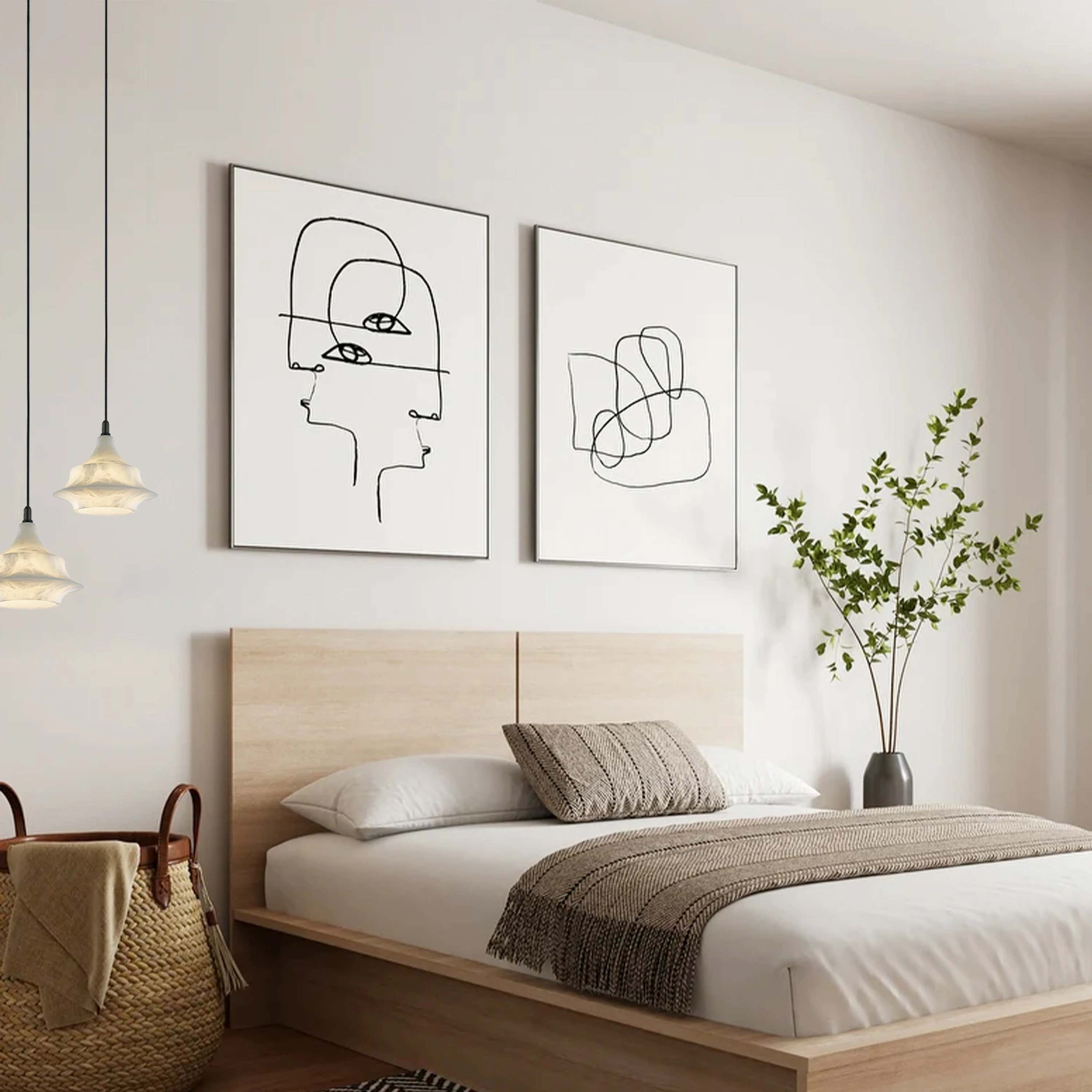 Bloom Alabaster Gleam Pendant 7"D