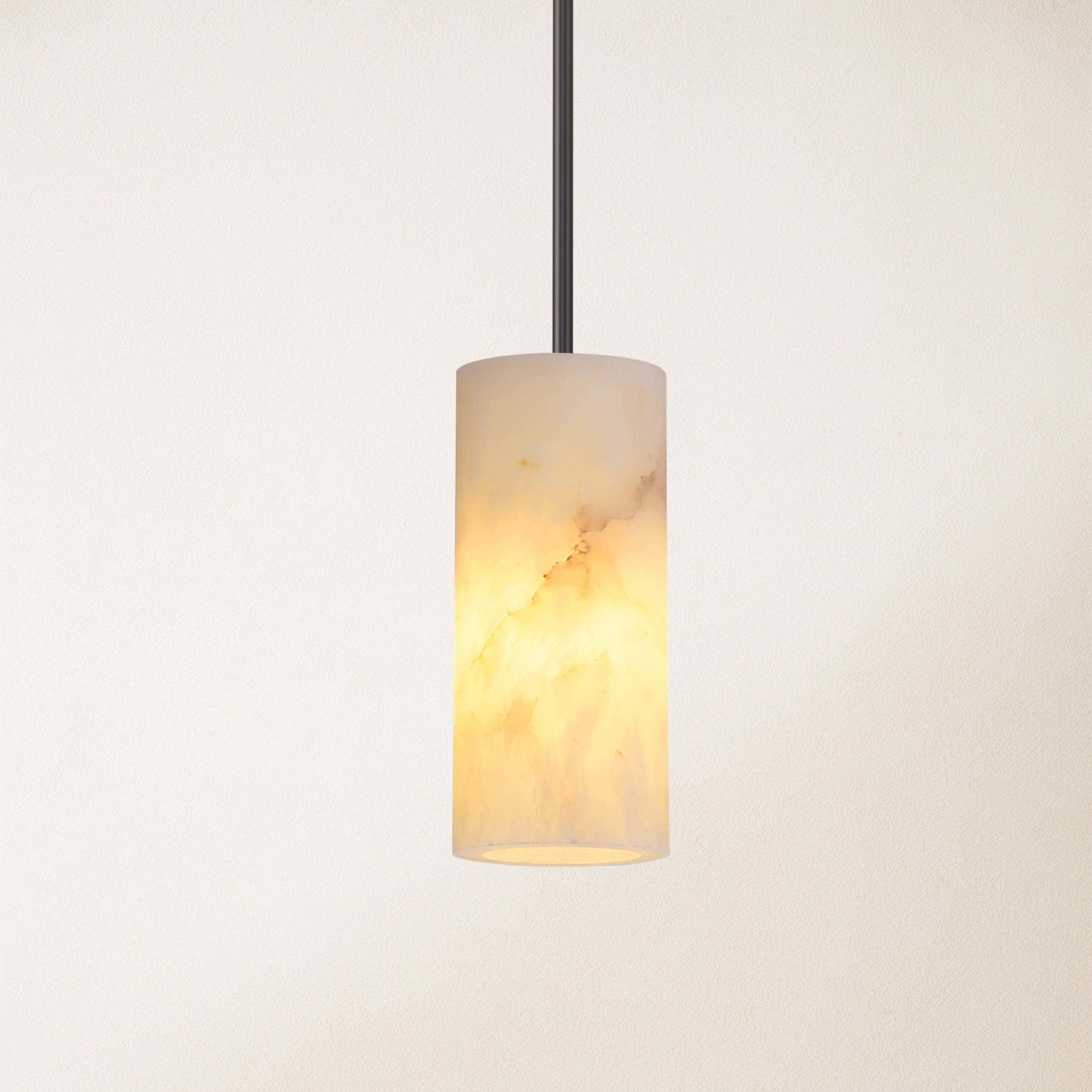 Arlo Alabaster Pendant Lights 5"D