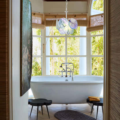 Murello Murano Disc Glass Round Chandelier